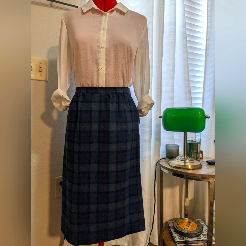 Pendleton Baird Tartan Wool Skirt, Size 14